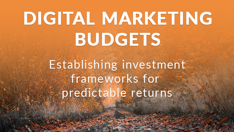 Digital Marketing Budgets: Establishing Investment Frameworks for Predictable Returns
